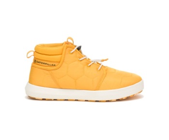 Caterpillar Sneakers South Africa CODE Scout Mid Yellow - Cat Shoes For Men - KM4827160